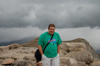 A wee bit chilly 14,000 feet up on Mt. Evans