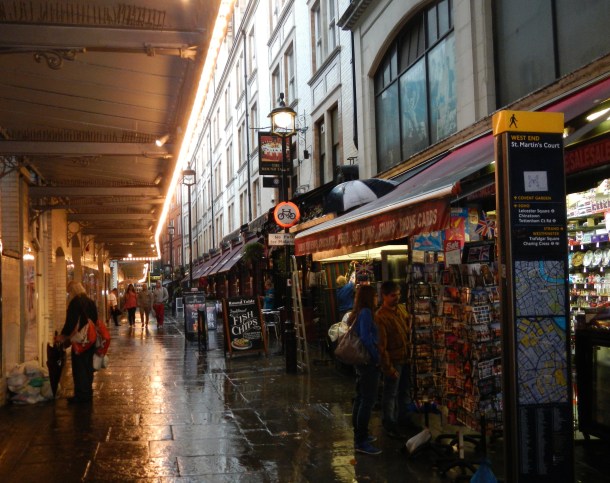 Shopping the winding alleyways of London