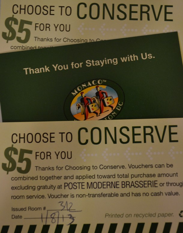 Hotel Monaco Washington DC Poste Conserve Coupons