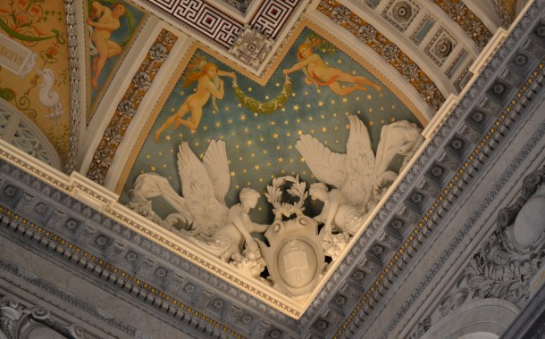 A corner relief in the Library of Congress