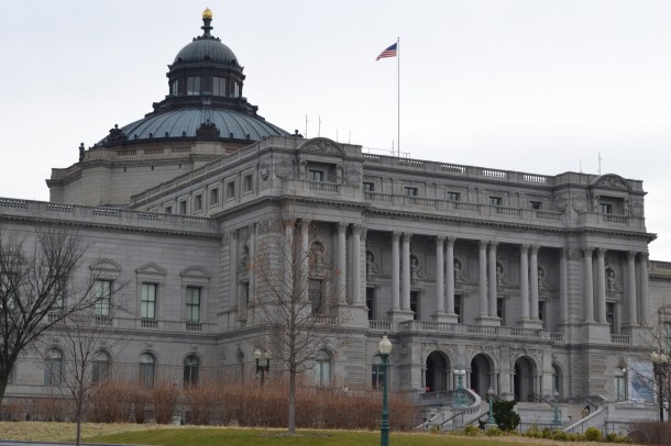 Outside the Library of Congress