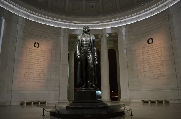 Inside the Jefferson Memorial