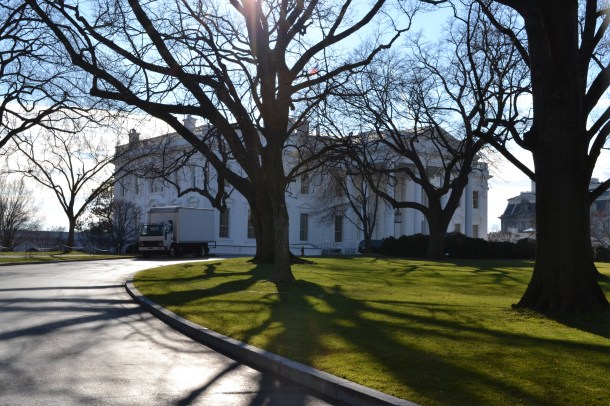 White House north side tour exit