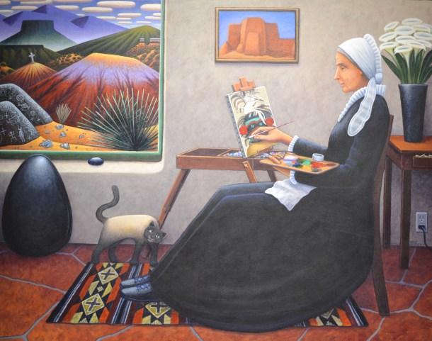 David Bradley's O'Keeffe, After Whistler ~ 2007