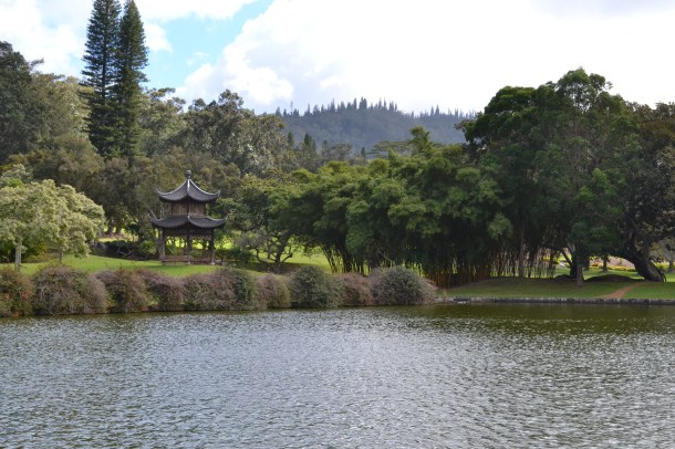 The grounds around the Lodge at Koele