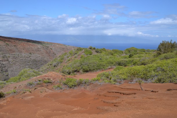 Koloiki Trail Naio Gulch and Molokai View Lanai Hawaii