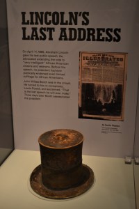 The hat Lincoln wore the night he was assassinated