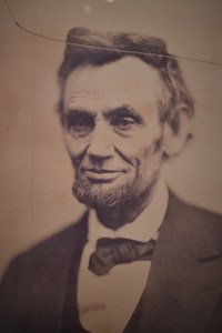 A portrait of Abraham Lincoln
