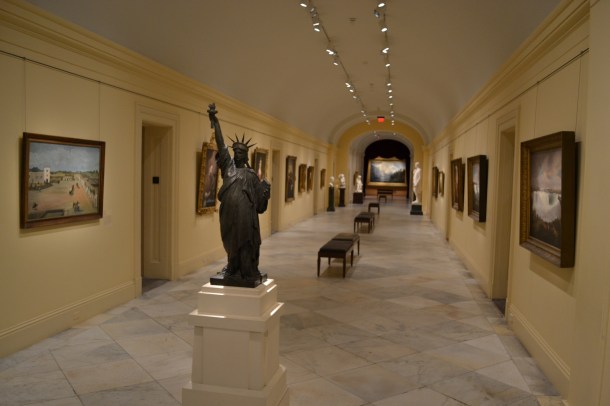 Hallway in the National Portrait Gallery