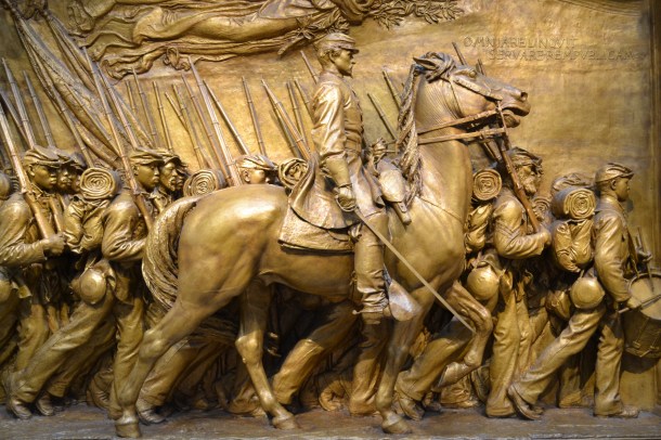 Augustus Saint-Gaudens' Shaw Memorial, 1900