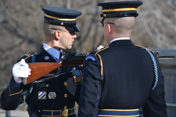 Inspection at the Tomb of the Unknowns