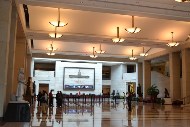 Emancipation Hall, the U.S. Capitol Visitor Center