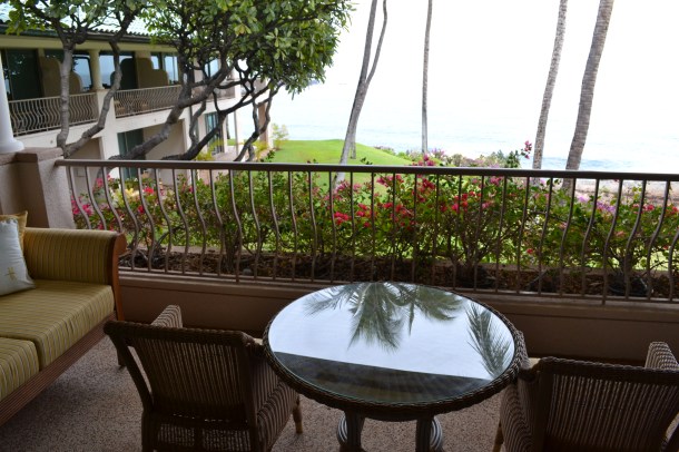 My Manele Bay balcony