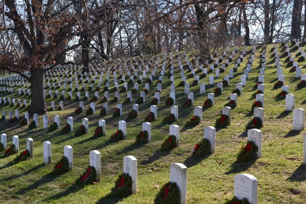 Gravesites at Arlington National Cemetery