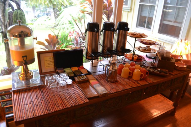 Complimentary continental breakfast