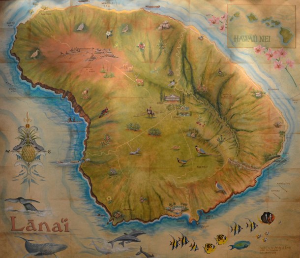 Map of Lanai