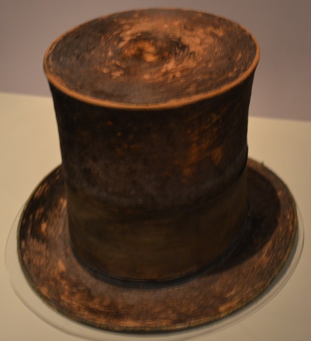 The hat President Lincoln wore the night he was assassinated