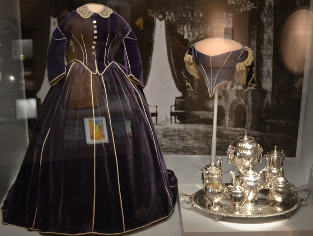 Mary Todd Lincoln's Dress is in the First Ladies hall