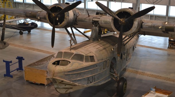 The restoration hangar
