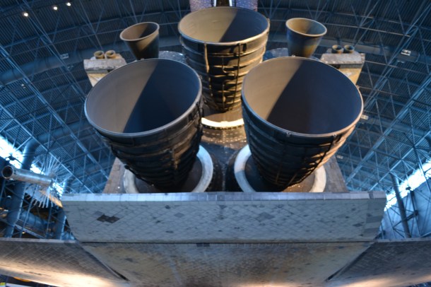 The Space Shuttle Discovery's jets