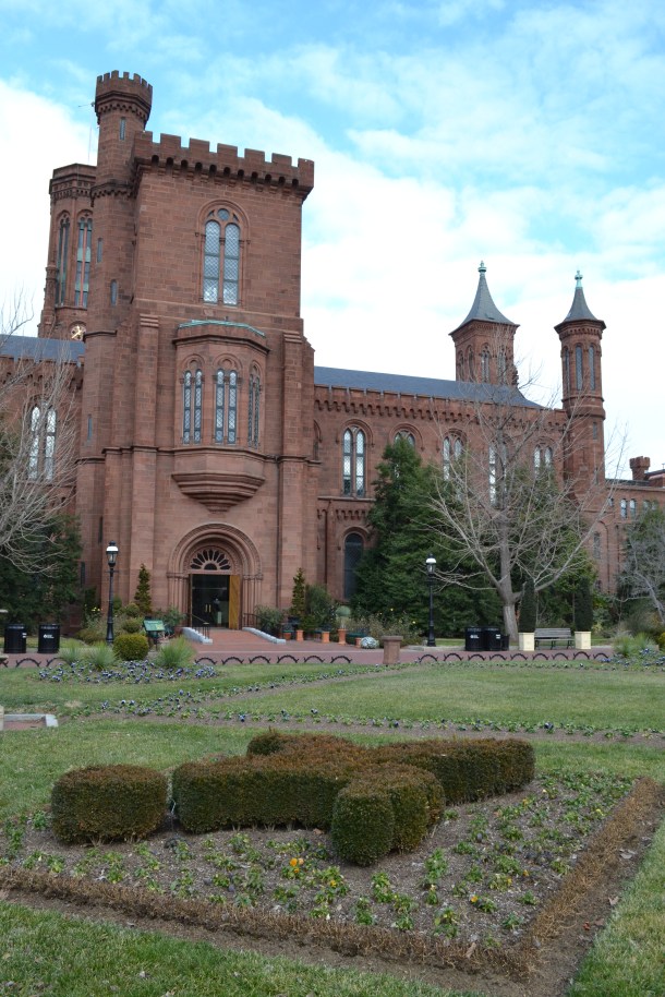The Smithsonian Castle garden