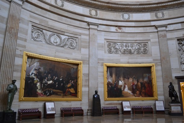 Paintings in the U.S. Capitol's Rotunda