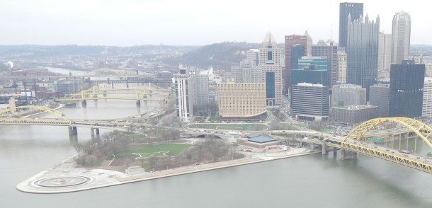 Downtown Pittsburgh and Point State Park
