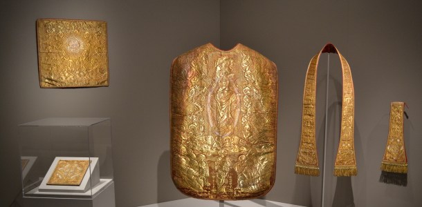 Golden church vestments