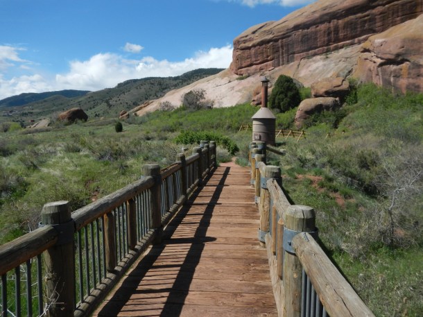 Hiking at Red Rocks Colorado Bridge