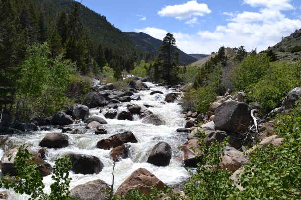 Hiking in Wyoming's Sinks Canyon State Park Pop Agie River