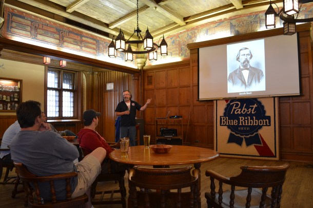 Learning about beer at Milwaukee's Best Place