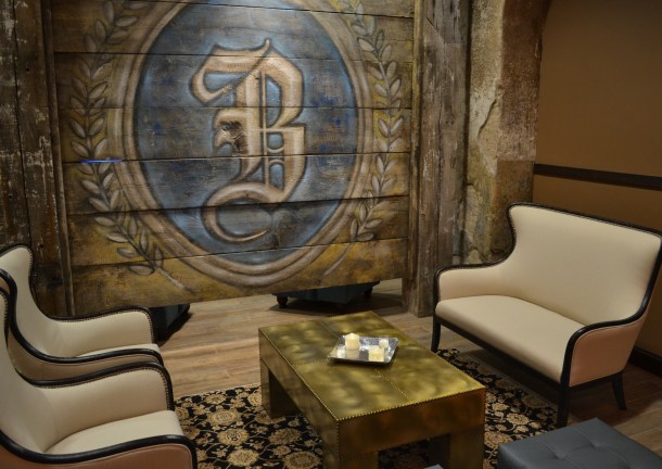 A comfortable area in the lobby