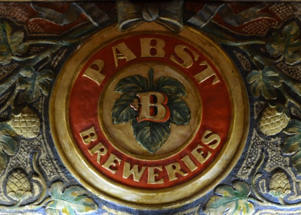 The old Pabst Brewery logo with a B for Best