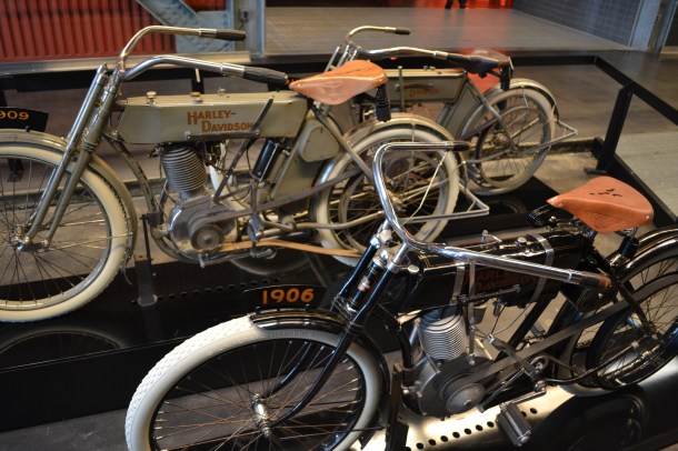 Some of the oldest motorcycles in the museum