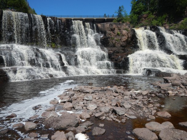 The easily accessible lower falls