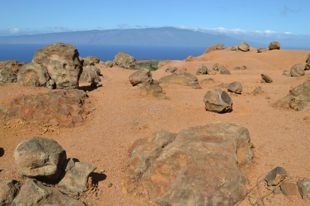 Lanai Hawaii Garden of the Gods Molokai View