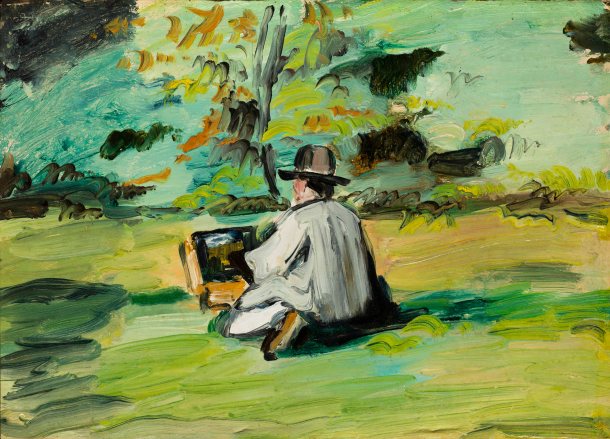 Cezanne's A Painter at Work