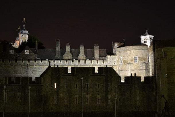 The Tower of London at night