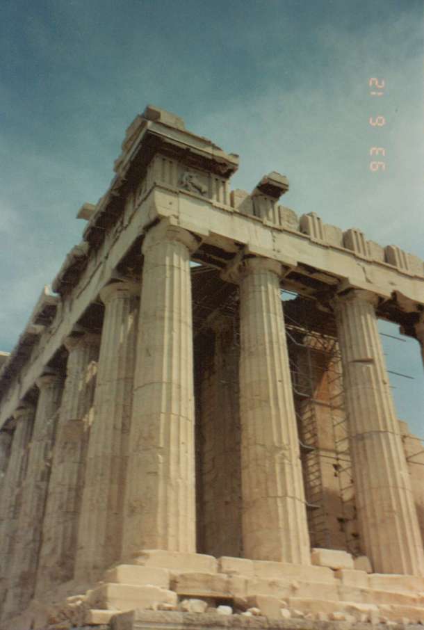 Up close at the Parthenon
