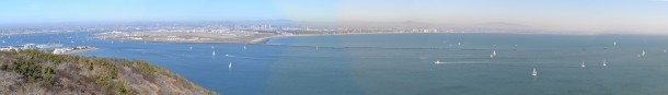 A panoramic view from Cabrillo