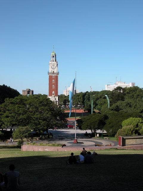Relaxing in a park in Buenos Aires, Argentina