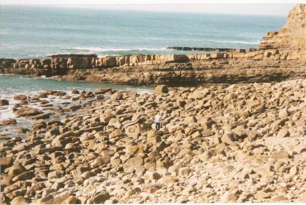 That's me on a rocky beach near Donegal
