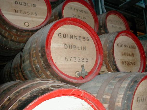 Barrels of joy on the Guinness tour